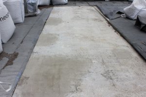Finální úprava sanace betonové střešní konstrukce